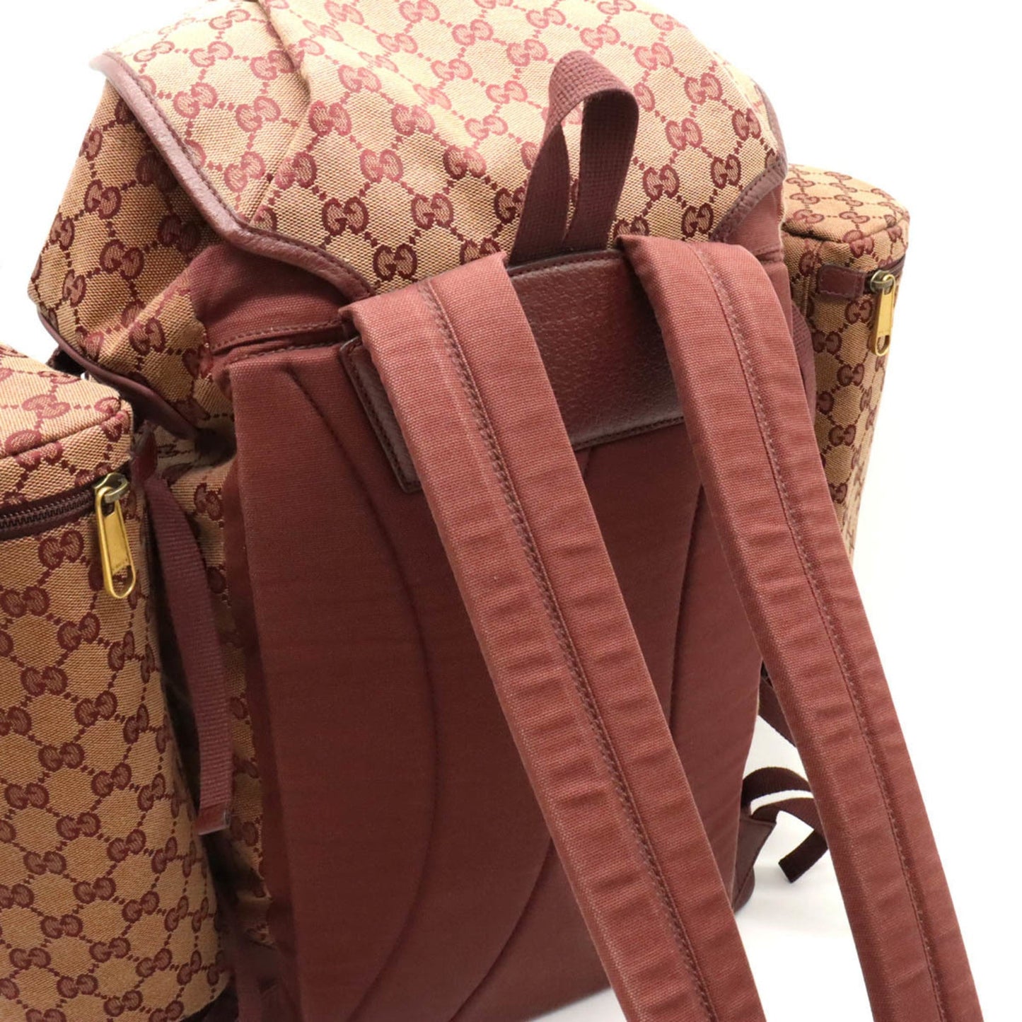Luxury Gucci Trending 2025 Gg Canvas  Canvas Backpack Bag ()
