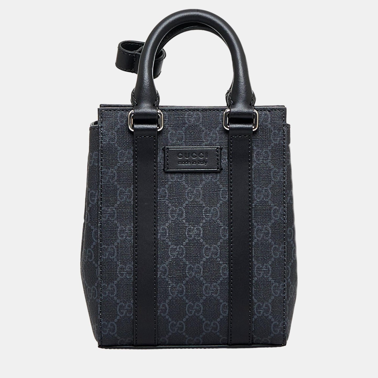 Luxury Gucci Trending 2025 Black Mini GG Supreme Tote