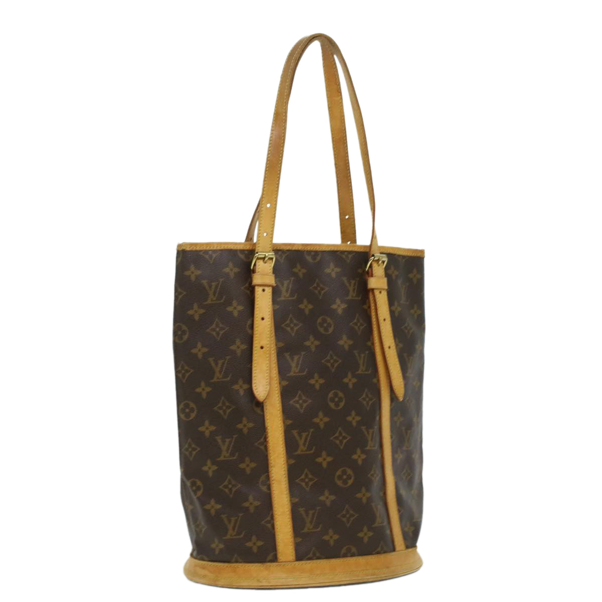 LOUIS VUITTON Monogram Bucket GM Shoulder Bag M42236 LV 19474C
