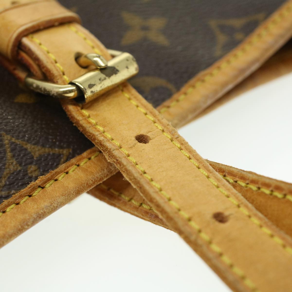 LOUIS VUITTON Monogram Bucket GM Shoulder Bag M42236 LV 19474C