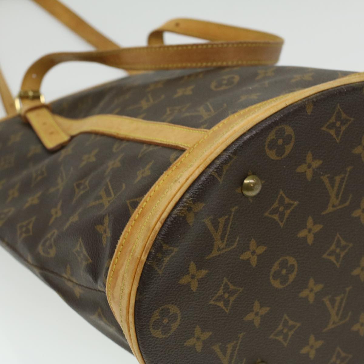 LOUIS VUITTON Monogram Bucket GM Shoulder Bag M42236 LV 19474C