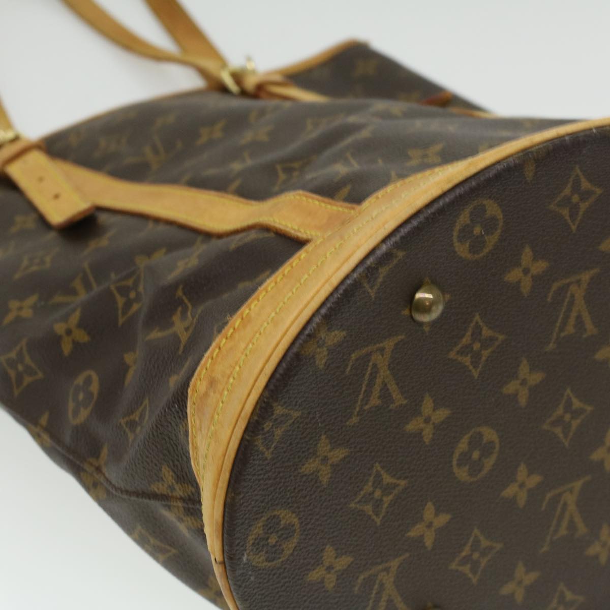 LOUIS VUITTON Monogram Bucket GM Shoulder Bag M42236 LV 19474C