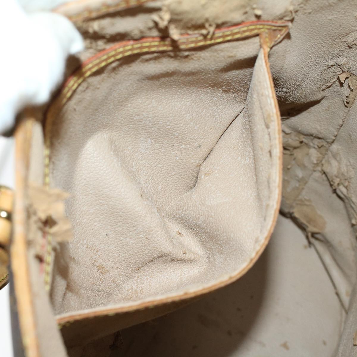 LOUIS VUITTON Monogram Bucket GM Shoulder Bag M42236 LV 19474C