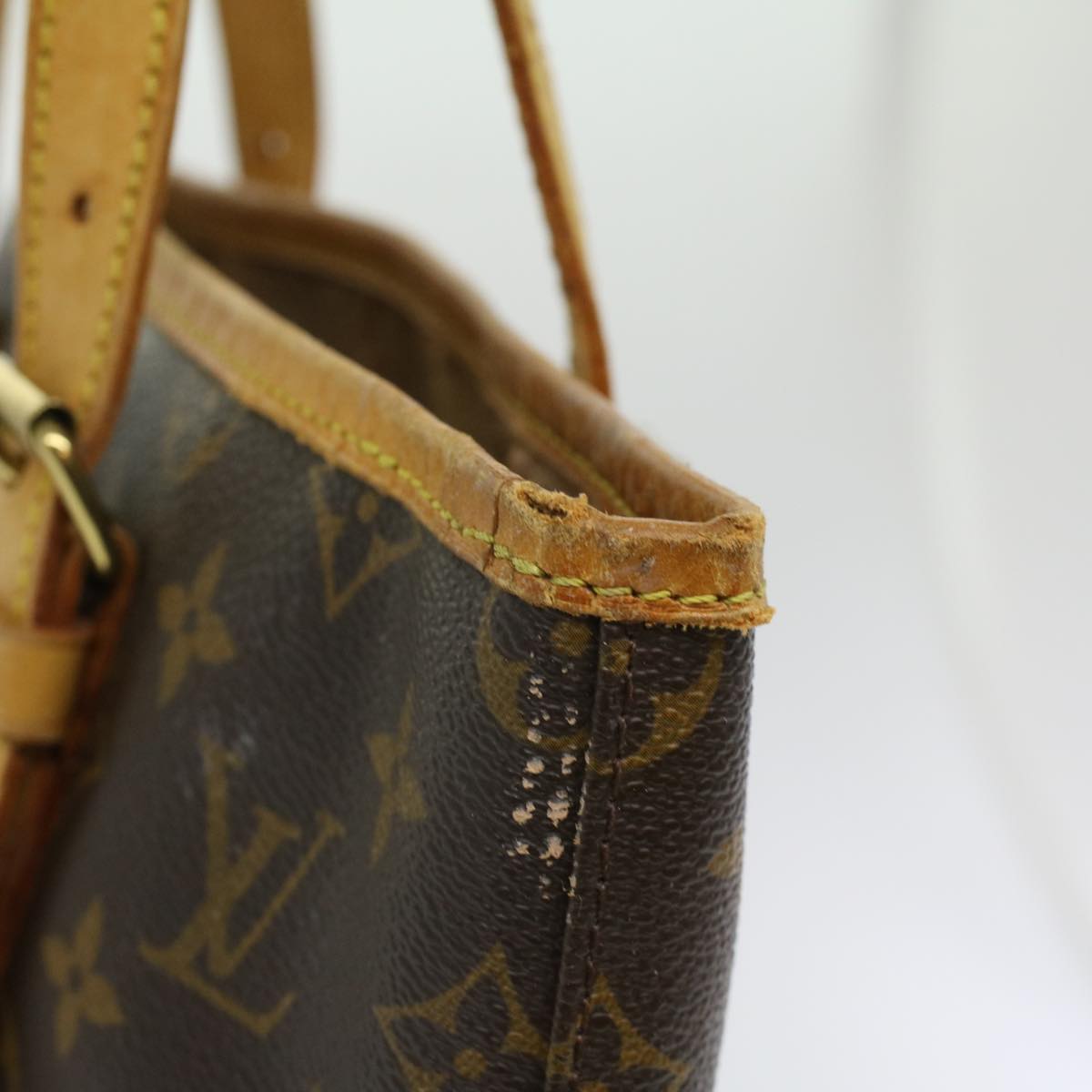 LOUIS VUITTON Monogram Bucket GM Shoulder Bag M42236 LV 19474C