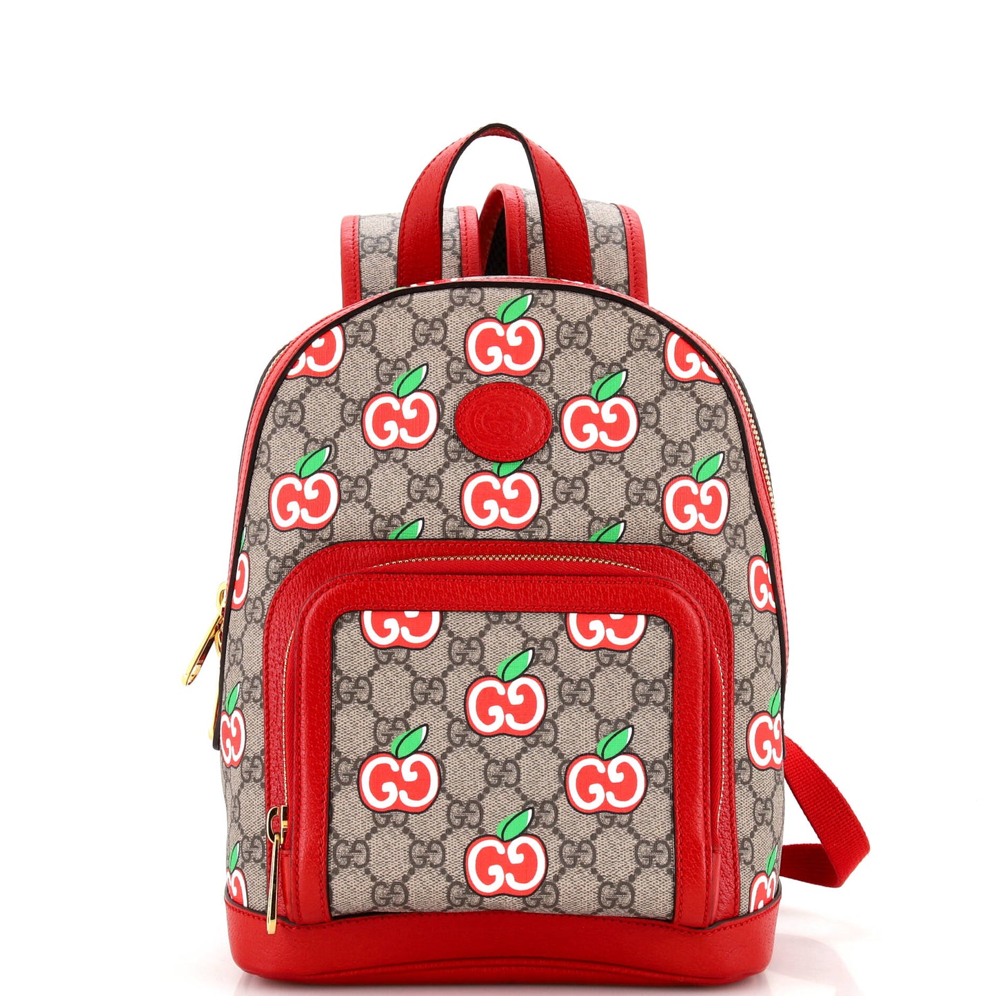 Luxury Gucci Trending 2025 Zip Pocket Backpack Printed GG Coated Canvas Small