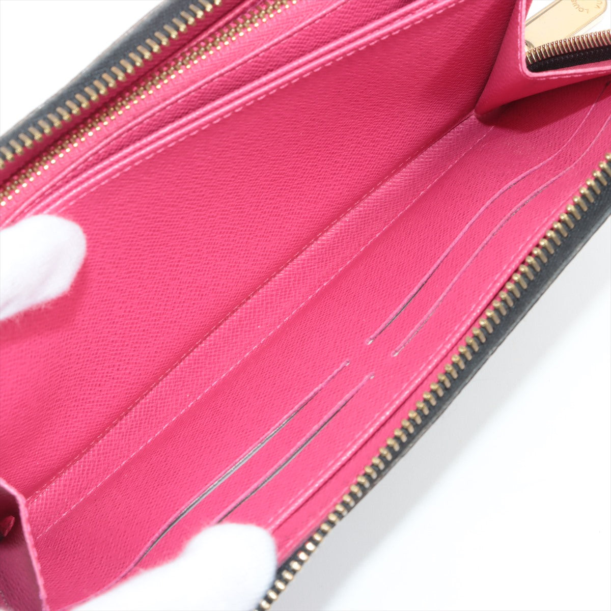 Louis Vuitton Multicolor  Wallet M60243 Noir Round Zip Wallet