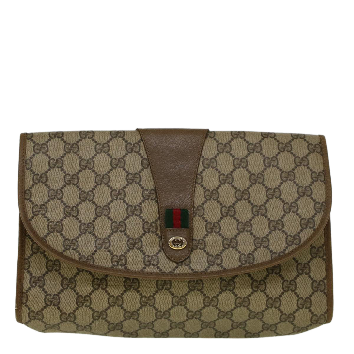 Gucci Ophidia  Canvas Clutch Bag ()