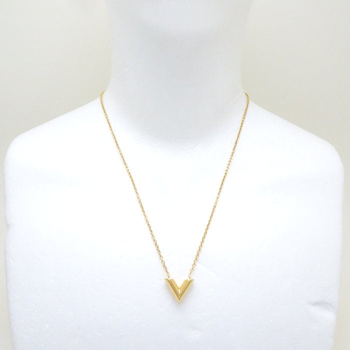 Louis Vuitton Gold Plated Necklace M61083