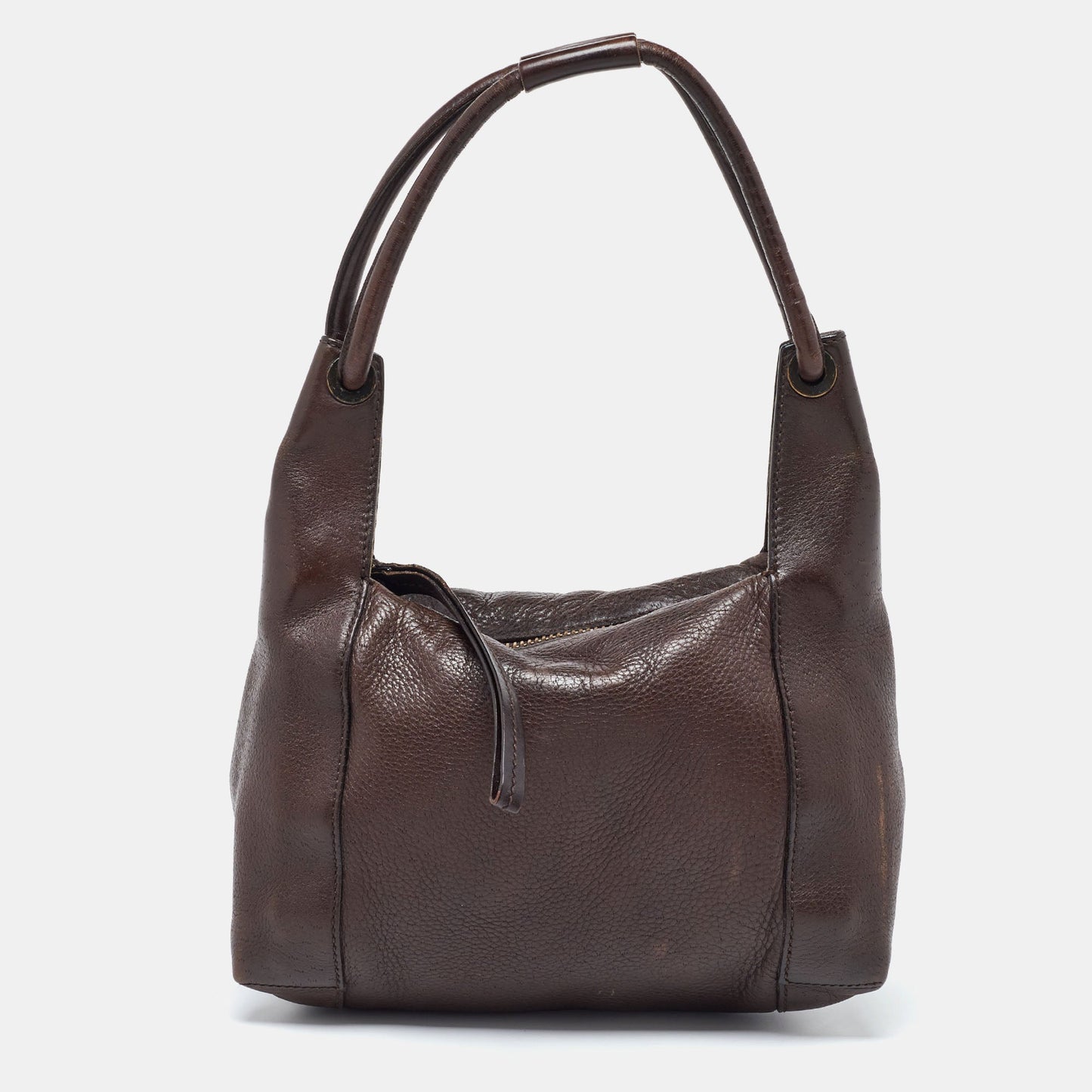 Luxury Gucci Trending 2025 Dark Brown Leather Baguette Bag