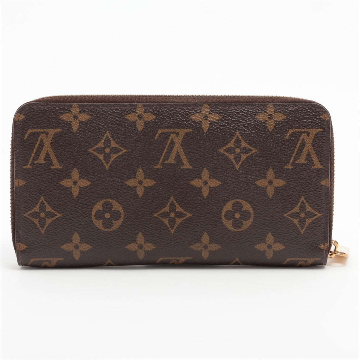 Louis Vuitton Monogram  Wallet M60017 Brown Round Zip Wallet