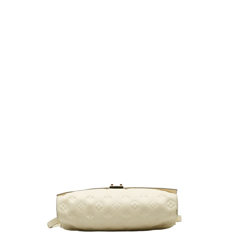 Louis Vuitton M40807 White Leather  Louis Vuitton M40807 White Leather Ladies Louis Vuitton