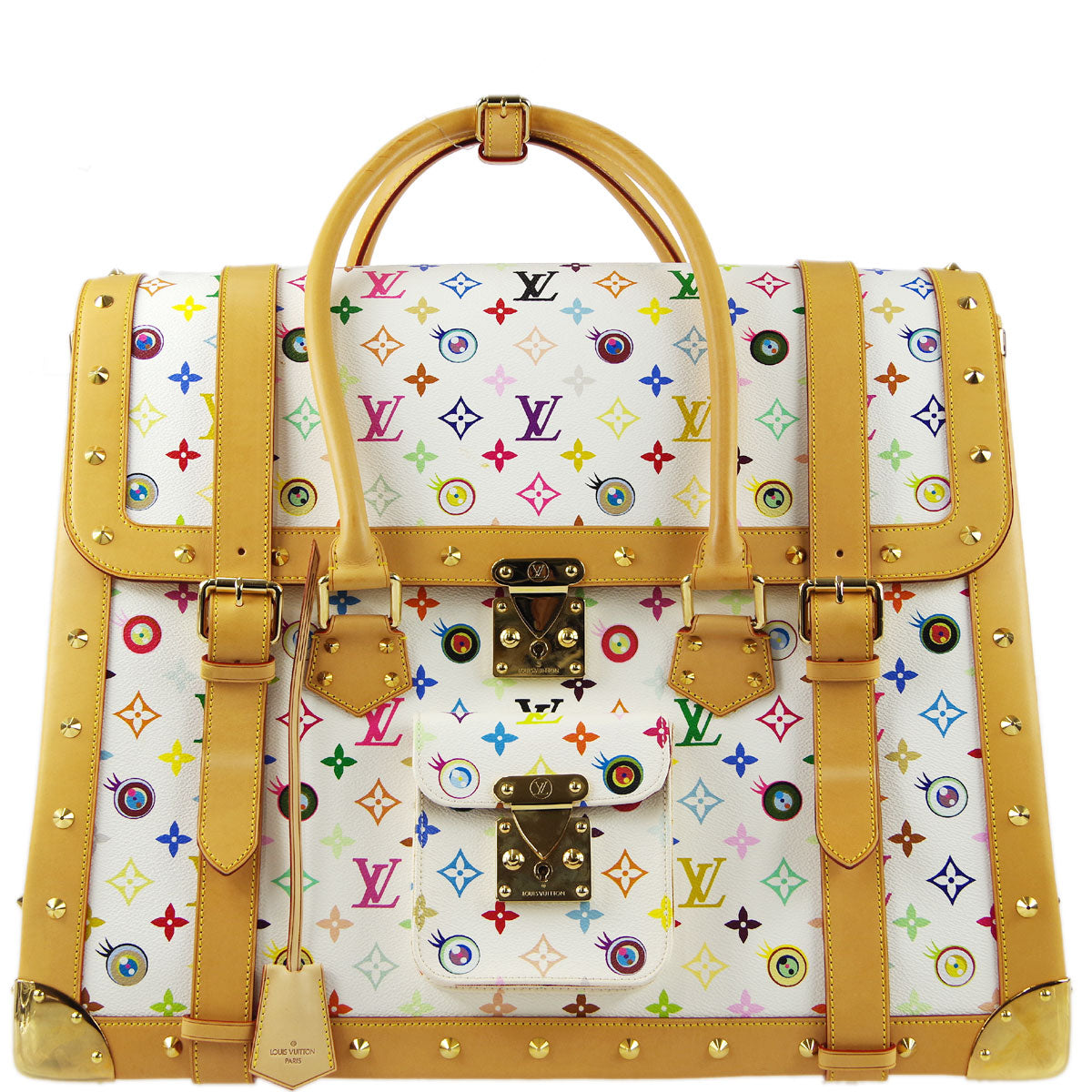 Louis Vuitton * 2003 Eye Love Monogram Multicolor Sac Gigantic M92057