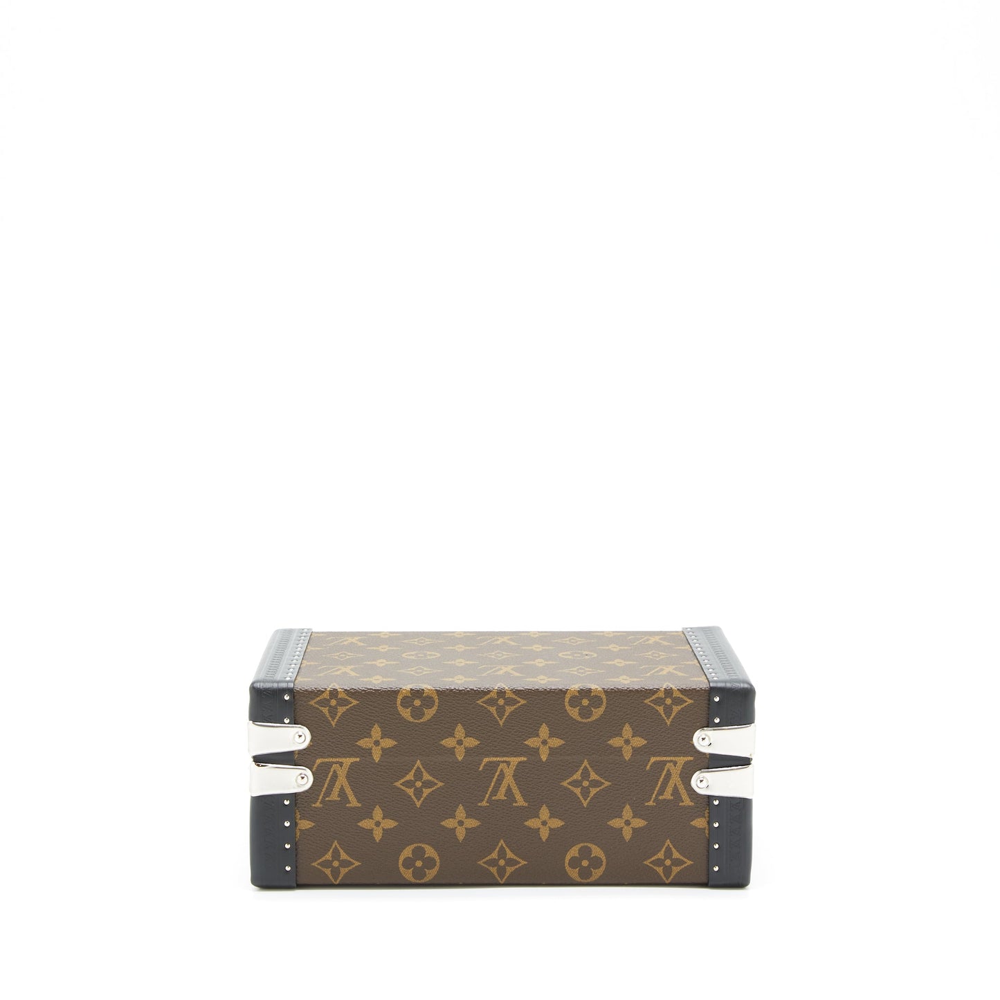 Louis Vuitton cufflinks Trunk box monogram canvas