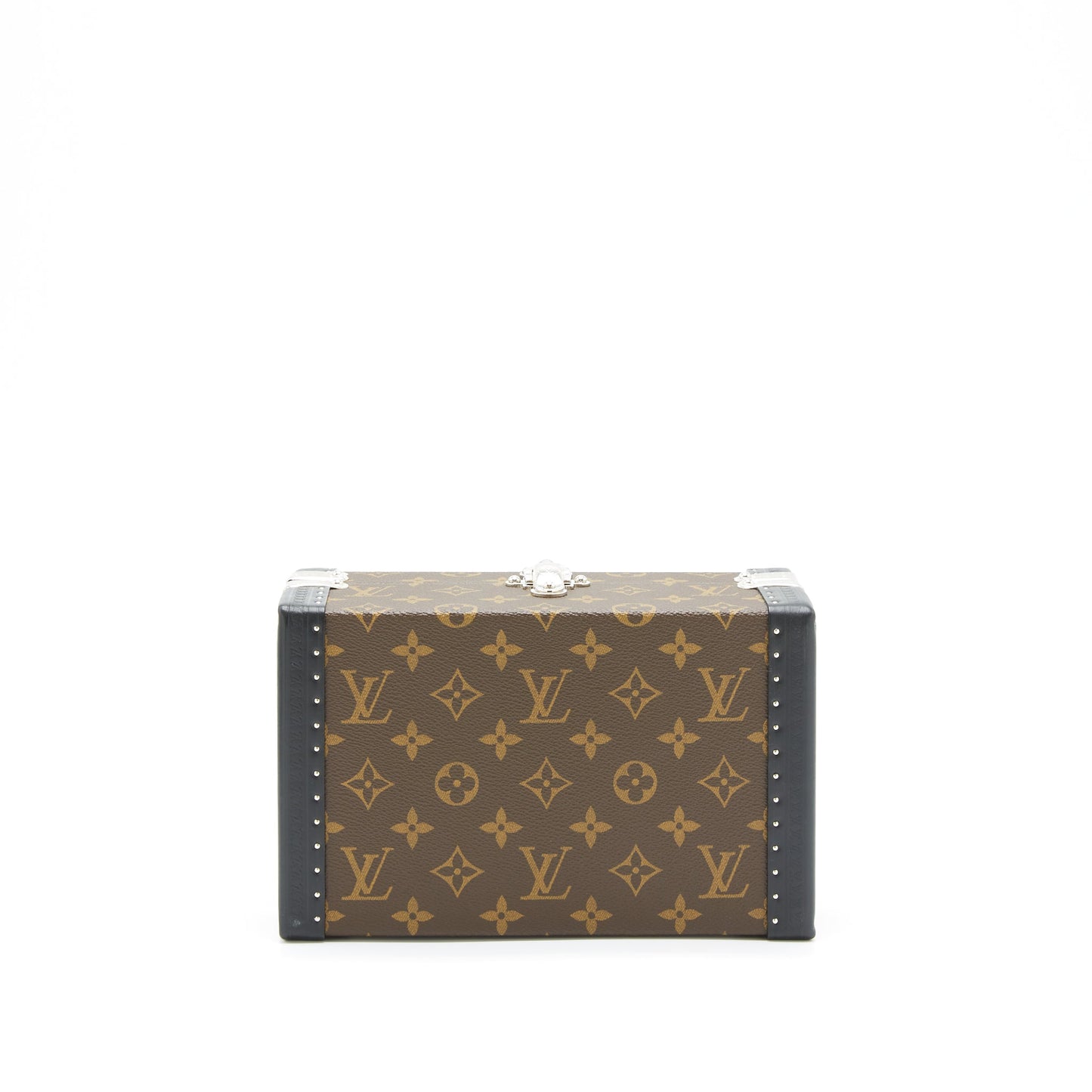 Louis Vuitton cufflinks Trunk box monogram canvas