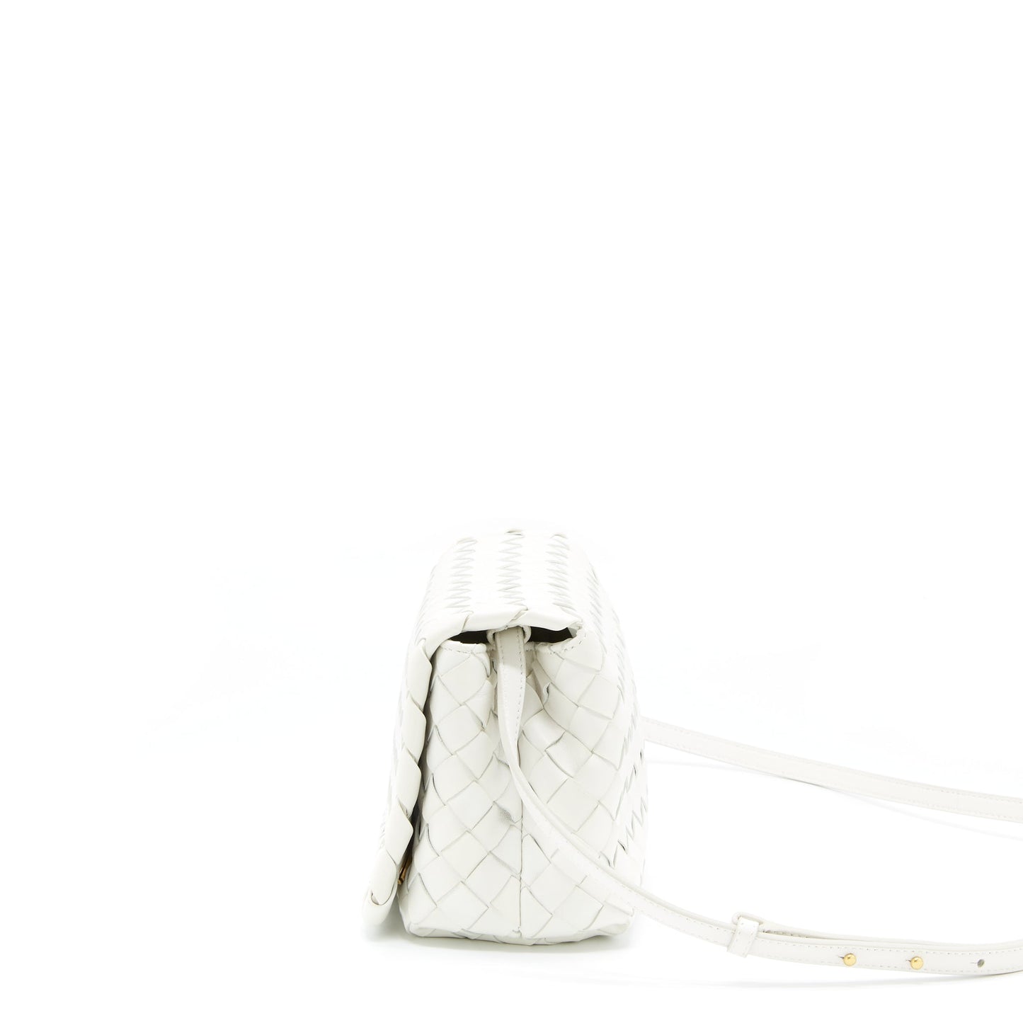 Bottega Veneta Crossbody Bag  Intrecciato White