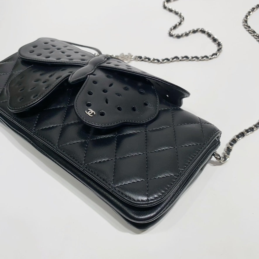 Chanel Evening Garden Clutch With Chain