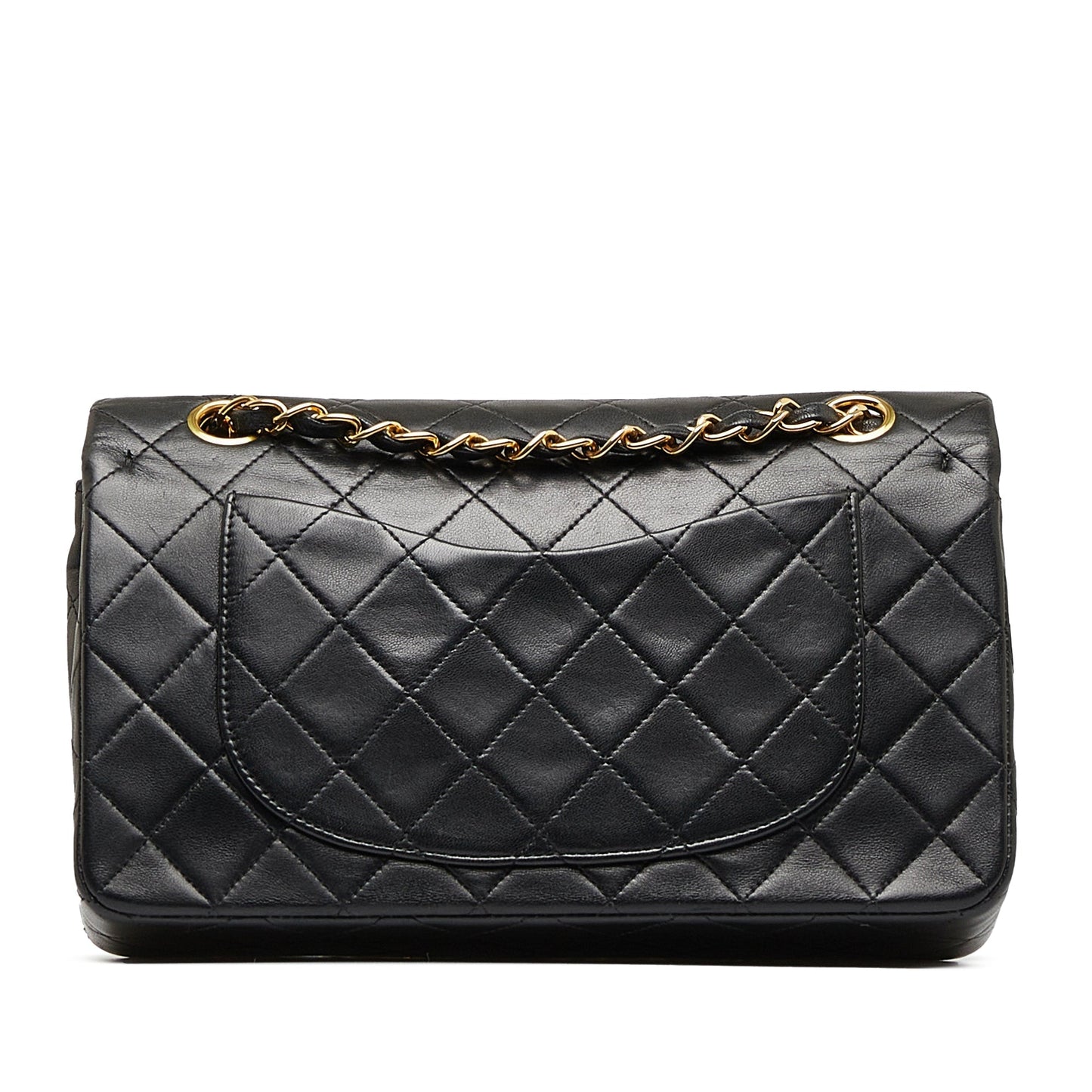 Luxury Chanel Classic Double Flap Small Black Lambskin Gold