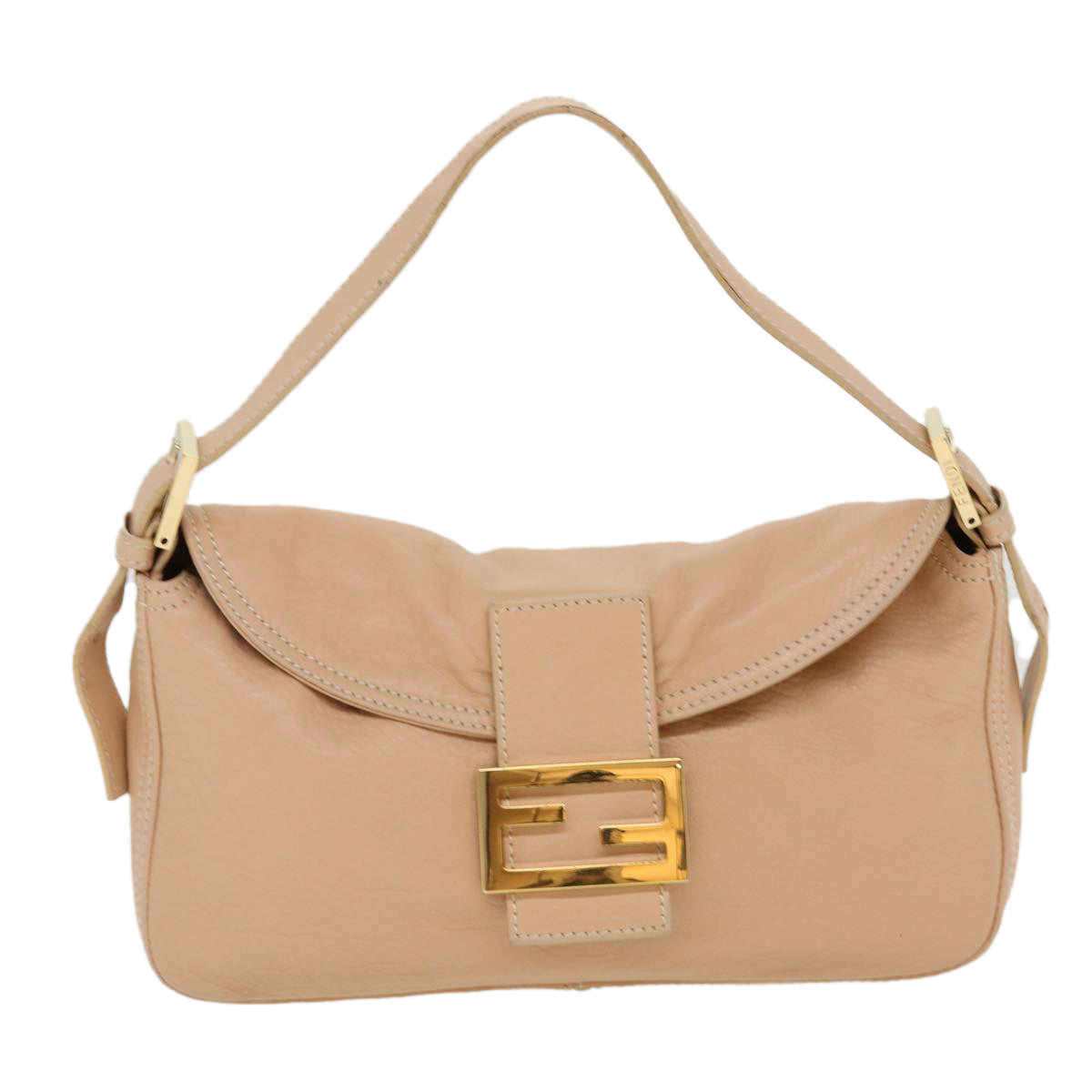 Luxury Fendi Zucchino Shoulder Bag - '10s