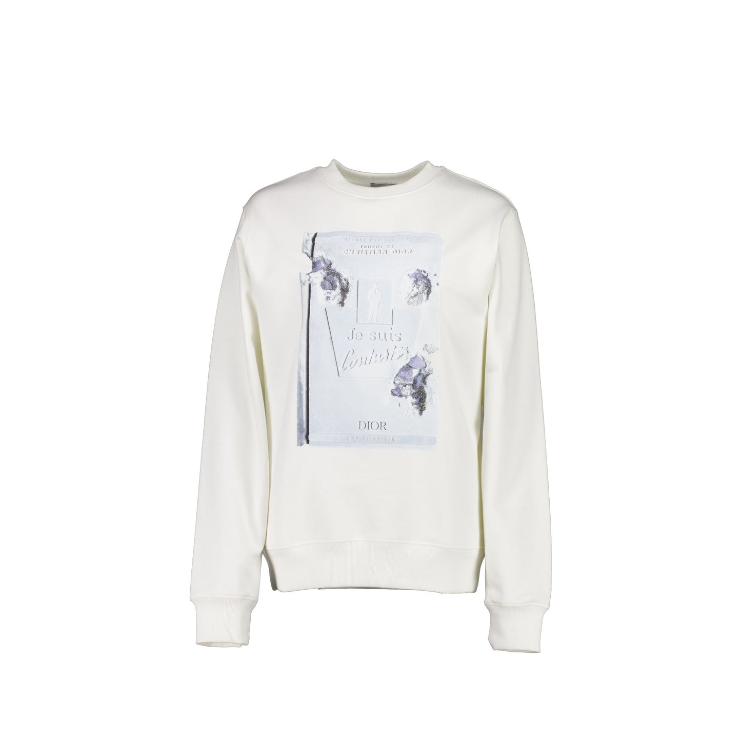 Luxury Dior Size XS Daniel Arsham Sweatshirt White
