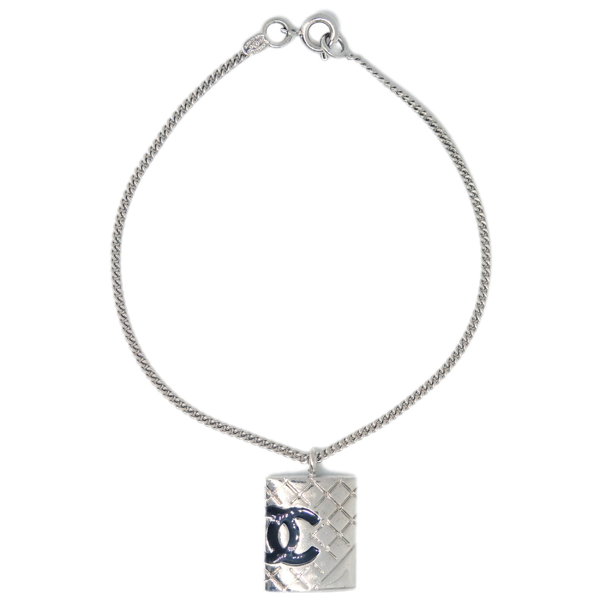 Luxury Chanel Cambon Ligne Bracelet Silver 05C