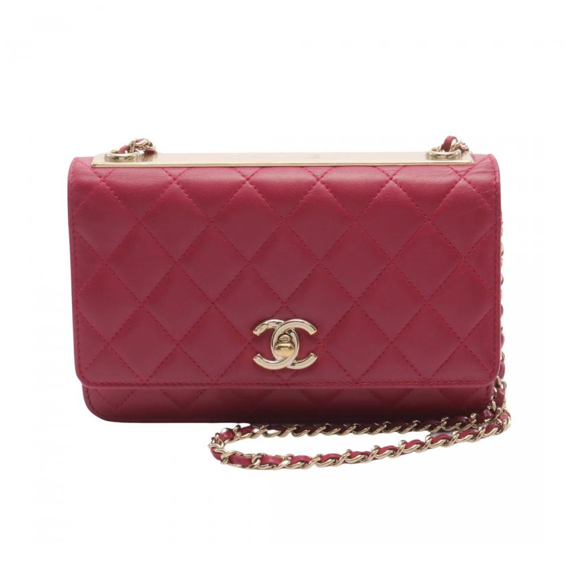 Luxury Chanel Quilted Trendy CC Wallet On Chain