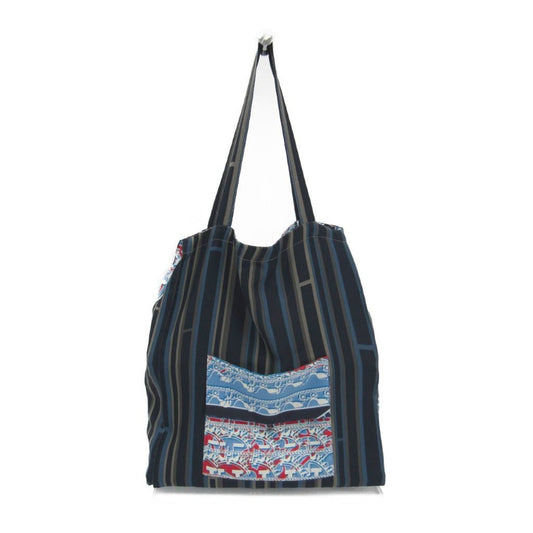 Luxury Hermes Silk Petit H Provisions Tote (SHA11972)