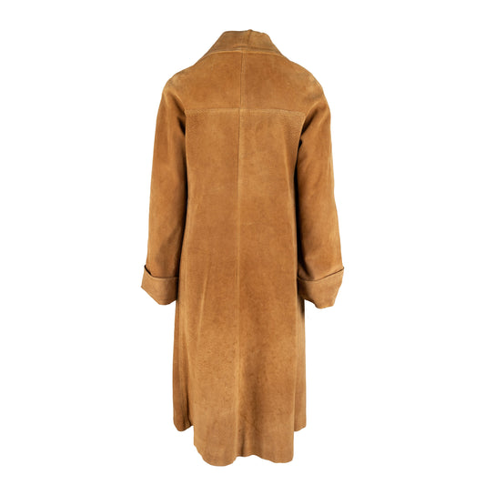 Luxury Gucci Trending 2025 Vintage Suede Long Jacket - '90s