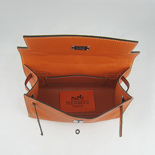 Luxury Hermes Kelly 22cm handbag H008 orange