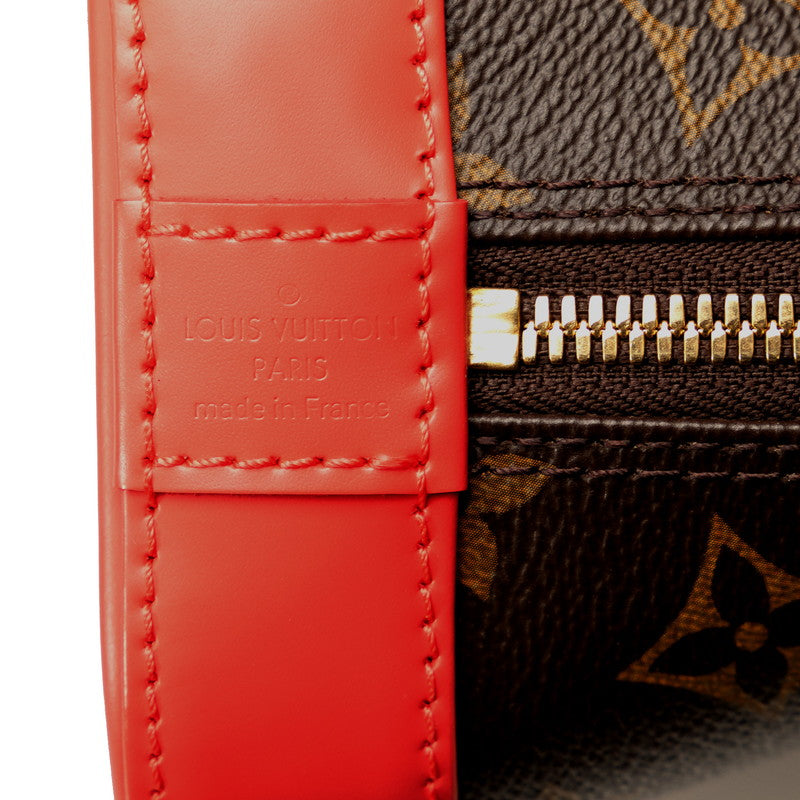 Louis Vuitton Monogram BB Handbag 2WAY M41659 Flamingo Red PVC Leather  Louis Vuitton