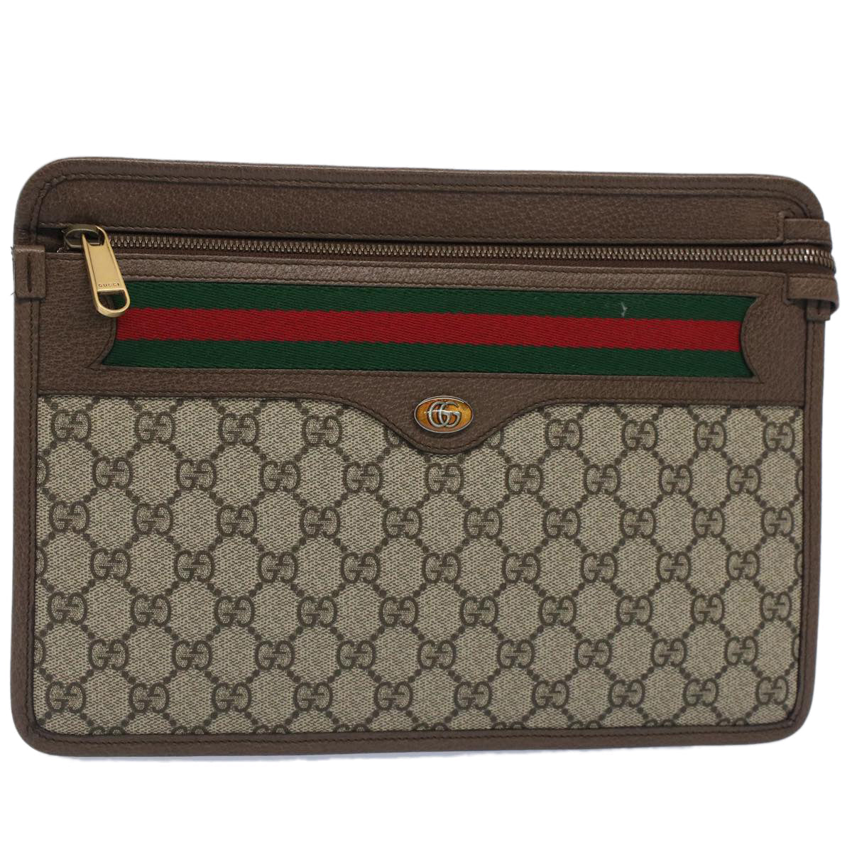 Gucci Ophidia  Canvas Clutch Bag ()