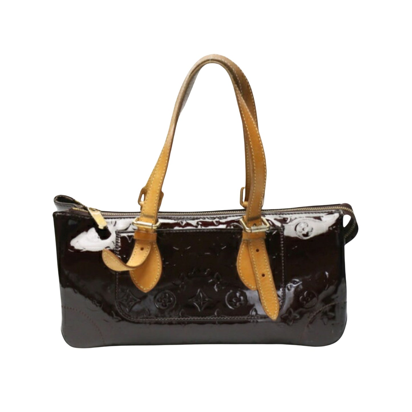 Louis Vuitton Rosewood  Patent Leather Shoulder Bag ()