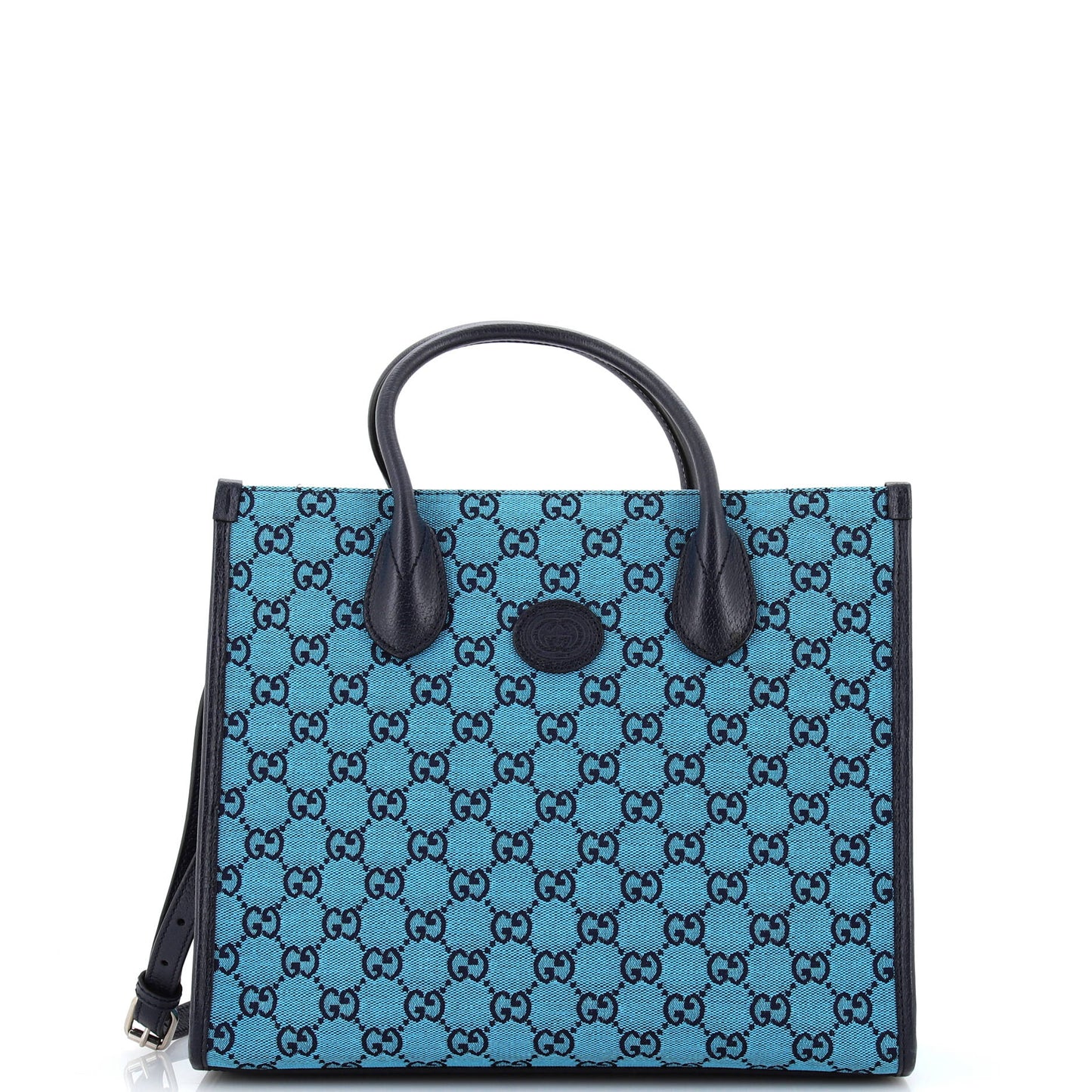 Luxury Gucci Trending 2025 Structured Top Handle Open Tote GG Canvas Small