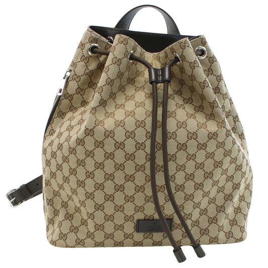 Luxury Gucci Trending 2025 Gg Canvas  Canvas Backpack Bag ()
