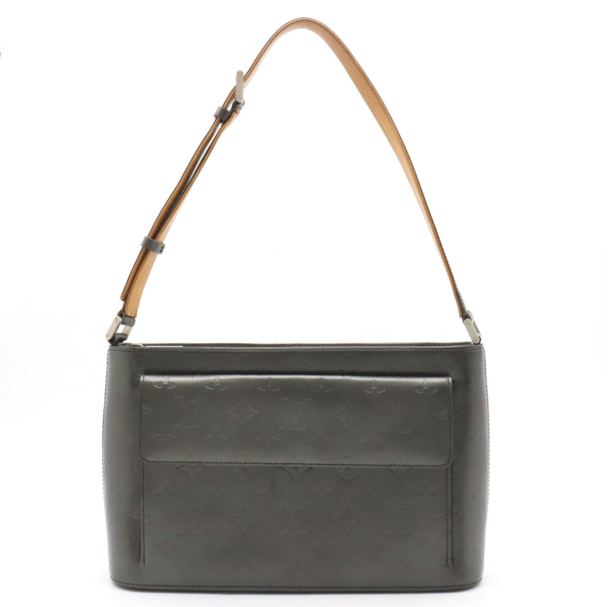 Louis Vuitton Monogram Mat Alston Shoulder Bag Semi-Shoulder One-Shoulder Black M55122