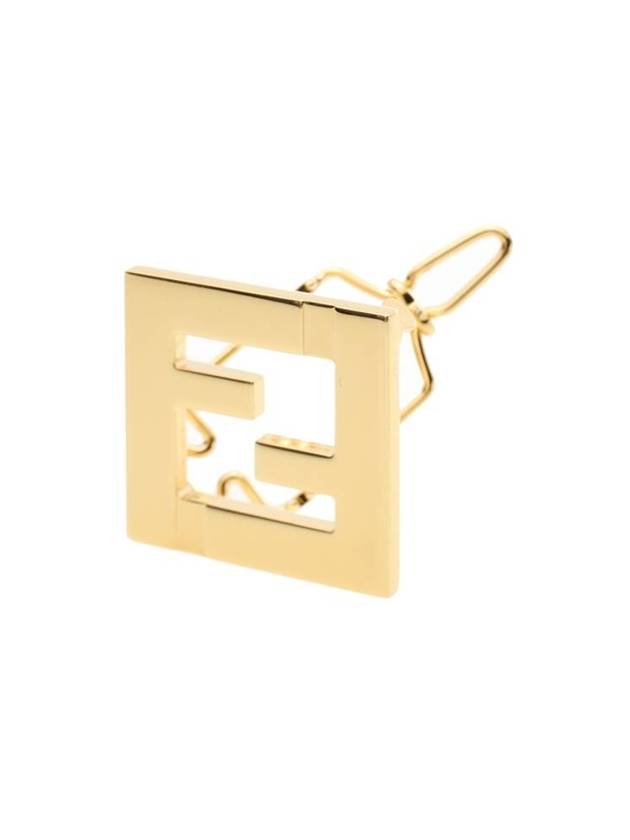 Luxury Fendi Forever Metal Hair Clip Gold