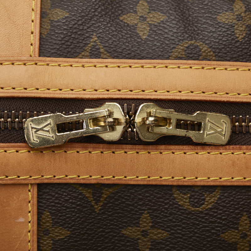 Louis Vuitton Monogram Baseball 45 Boston Bag Travel Bag M41624 Brown PVC Leather  Louis Vuitton