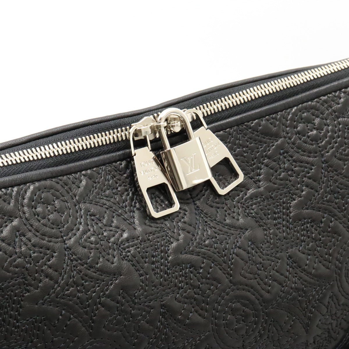 Louis Vuitton Monogram Antique Ixia MM Tote Bag 2WAY Shoulder Bag Shoulder Bag Noneir Black M94204