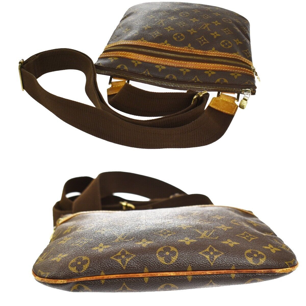 Louis Vuitton Pochette Bosphore  Canvas Shoulder Bag ()