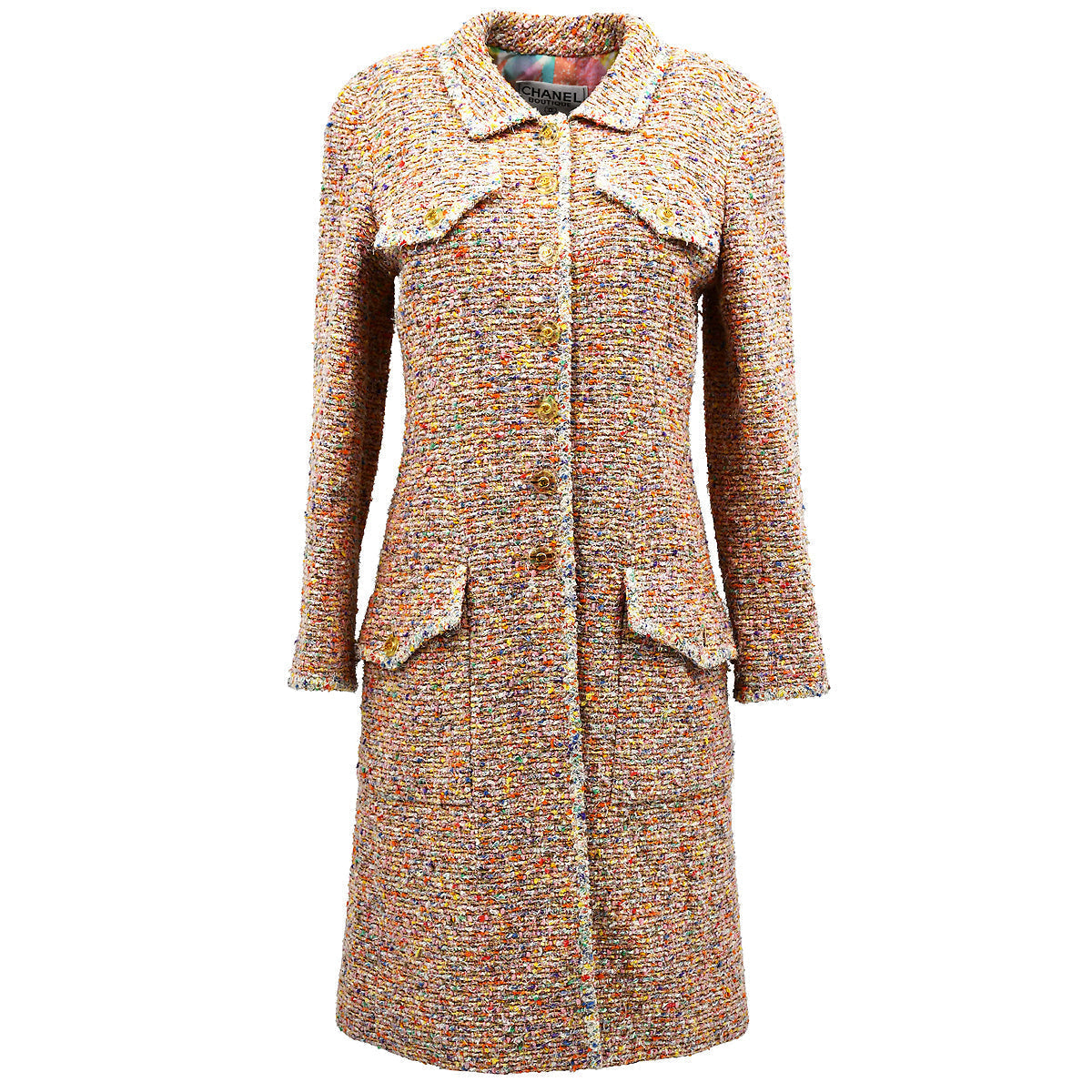 Luxury Chanel Coat Pink 97P #40