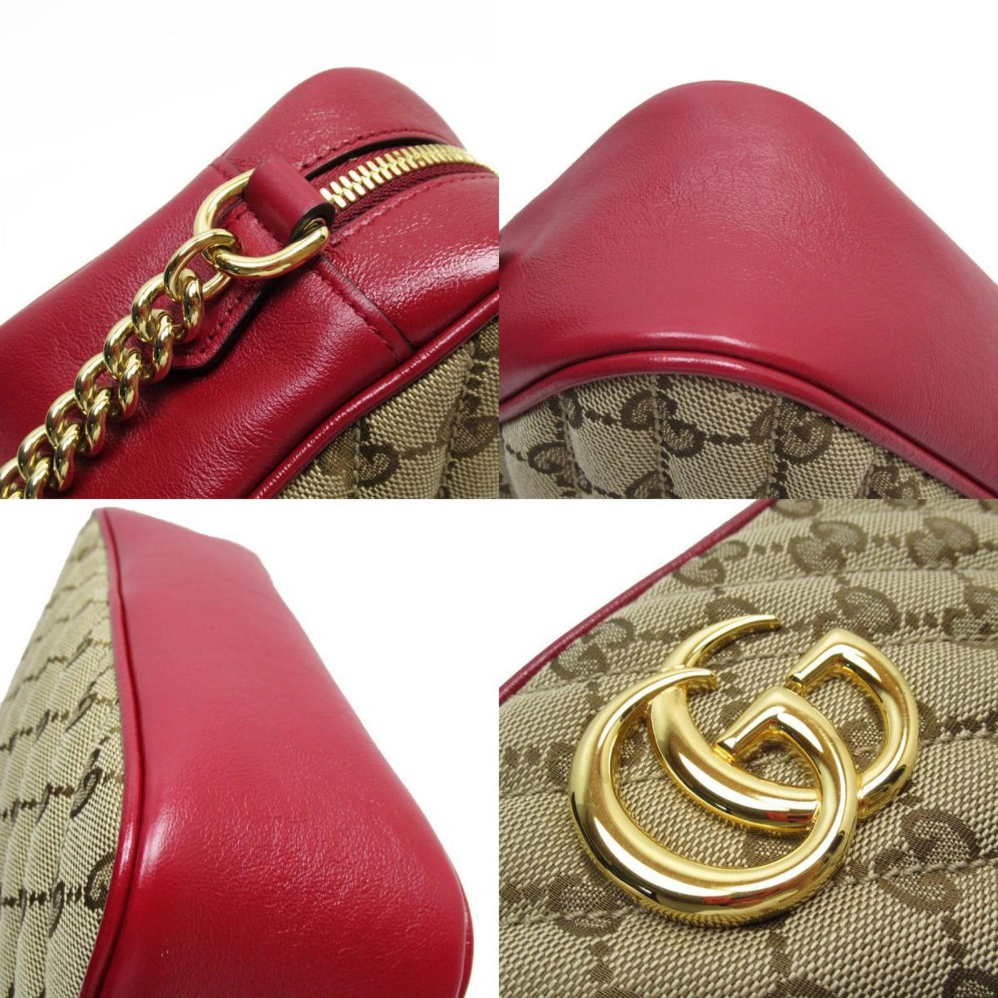 Gucci Gg Marmont  Canvas Shoulder Bag ()