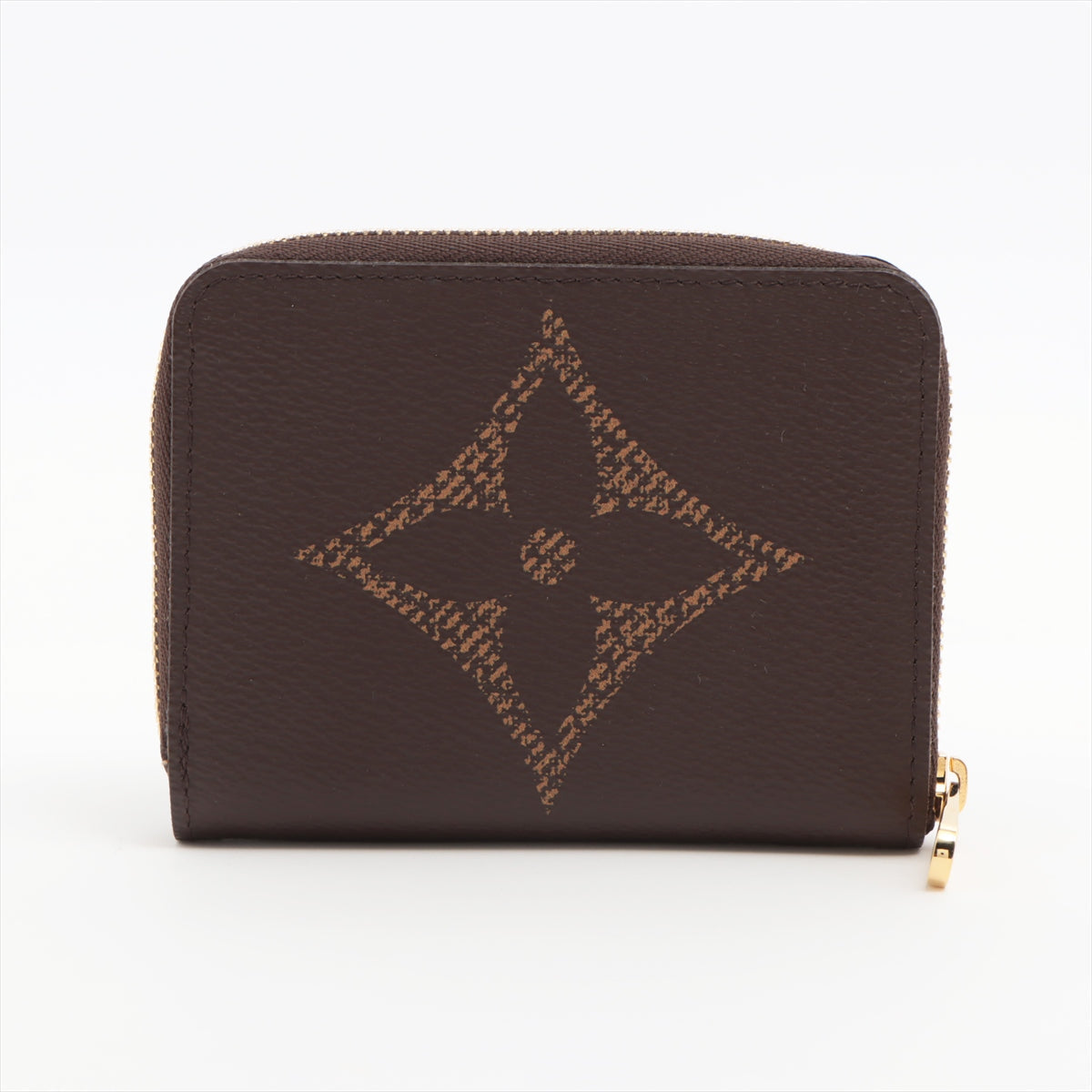 Louis Vuitton Monogram Giant Zippyr Coin Pearce M69354 Brown Coin Case  Reaction