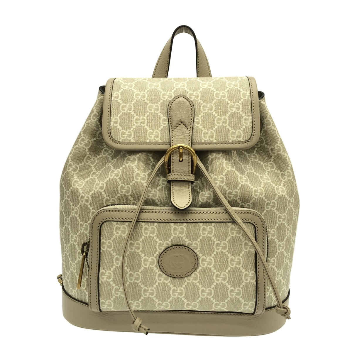 Luxury Gucci Trending 2025 Interlocking G  Canvas Backpack Bag ()
