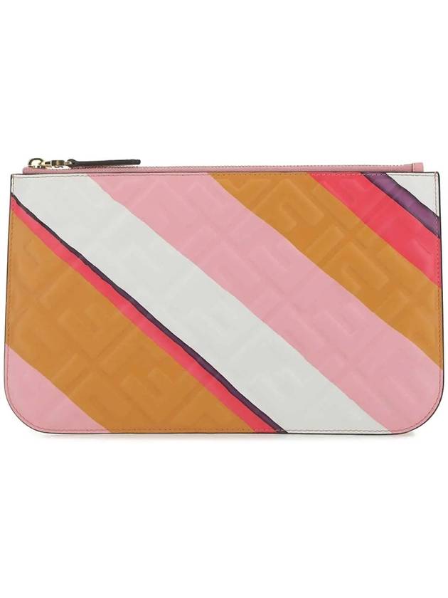 Luxury Fendi Monogram FF Logo Clutch Bag