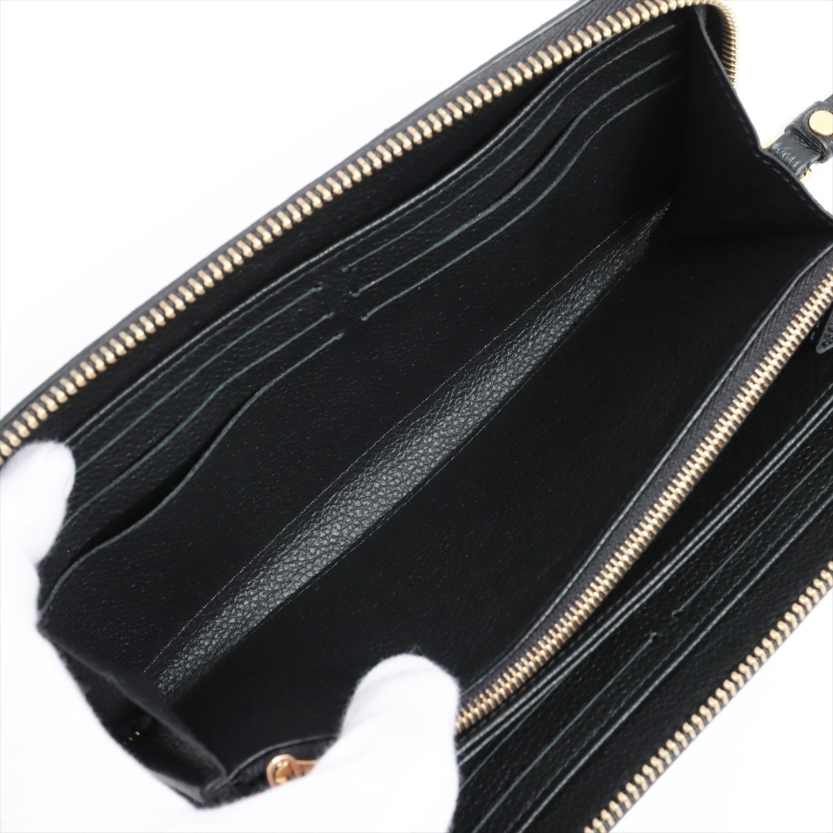 Louis Vuitton Implant  Wallet M61864 Noir Round Jeep Wallet