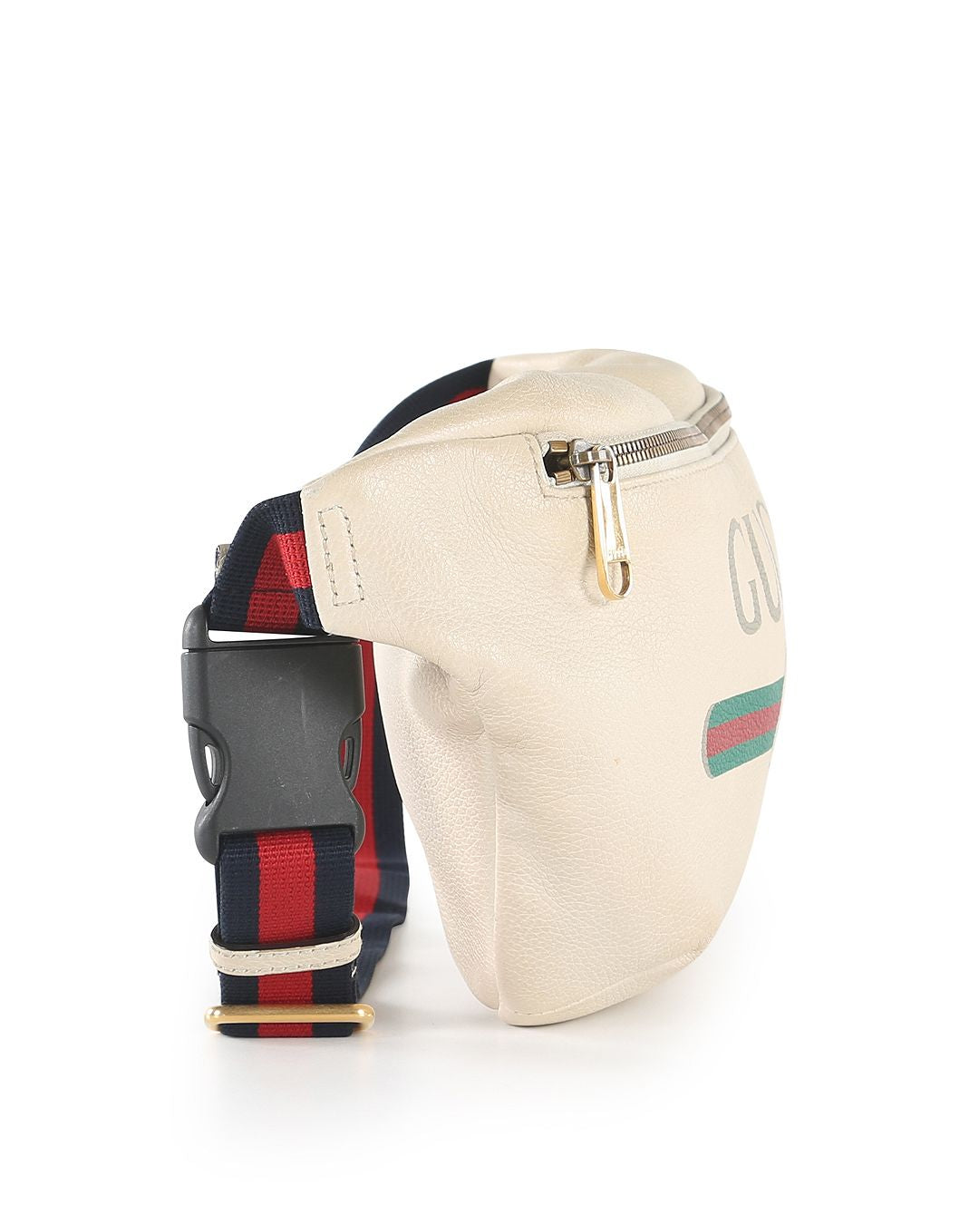 Gucci Beige Calfskin Leather Waist Bag