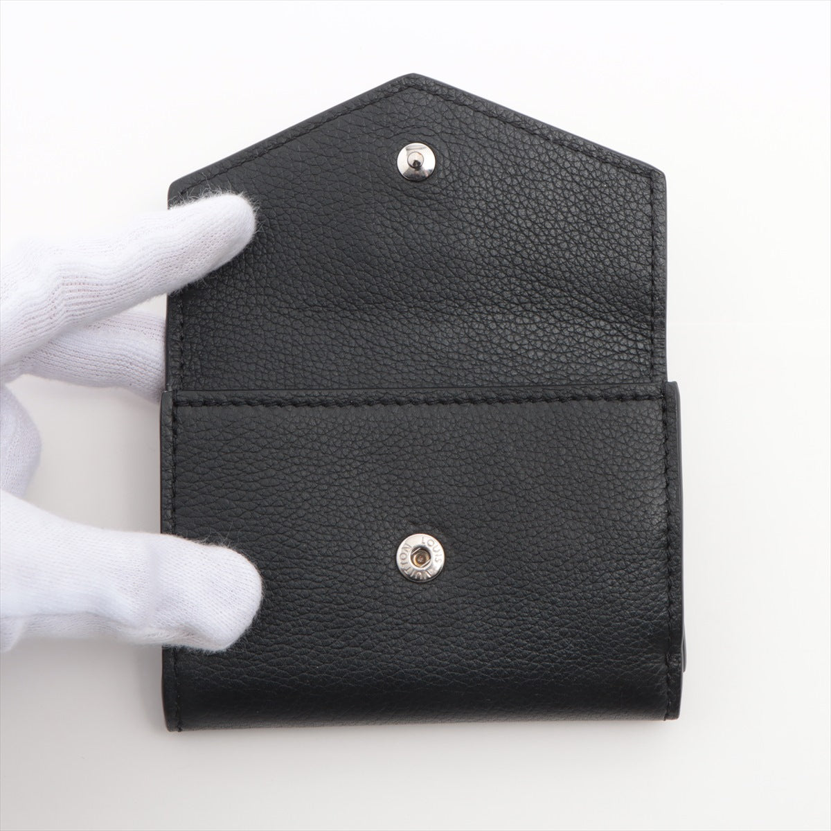 Louis Vuitton  Portfolio Lock Mini M63921 Noneir Compact Wallet