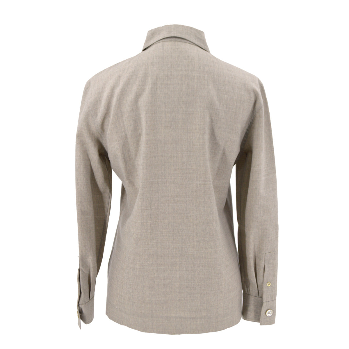 Luxury Chanel 1997 CC-buttons wool shirt #36