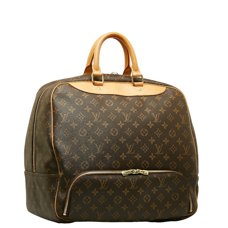 Louis Vuitton Monogram Evasion Bag Boston Bag M41443 Brown PVC Leather  Louis Vuitton