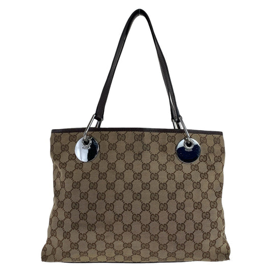 Luxury Gucci Trending 2025 GG Canvas/Leather Tote Bag