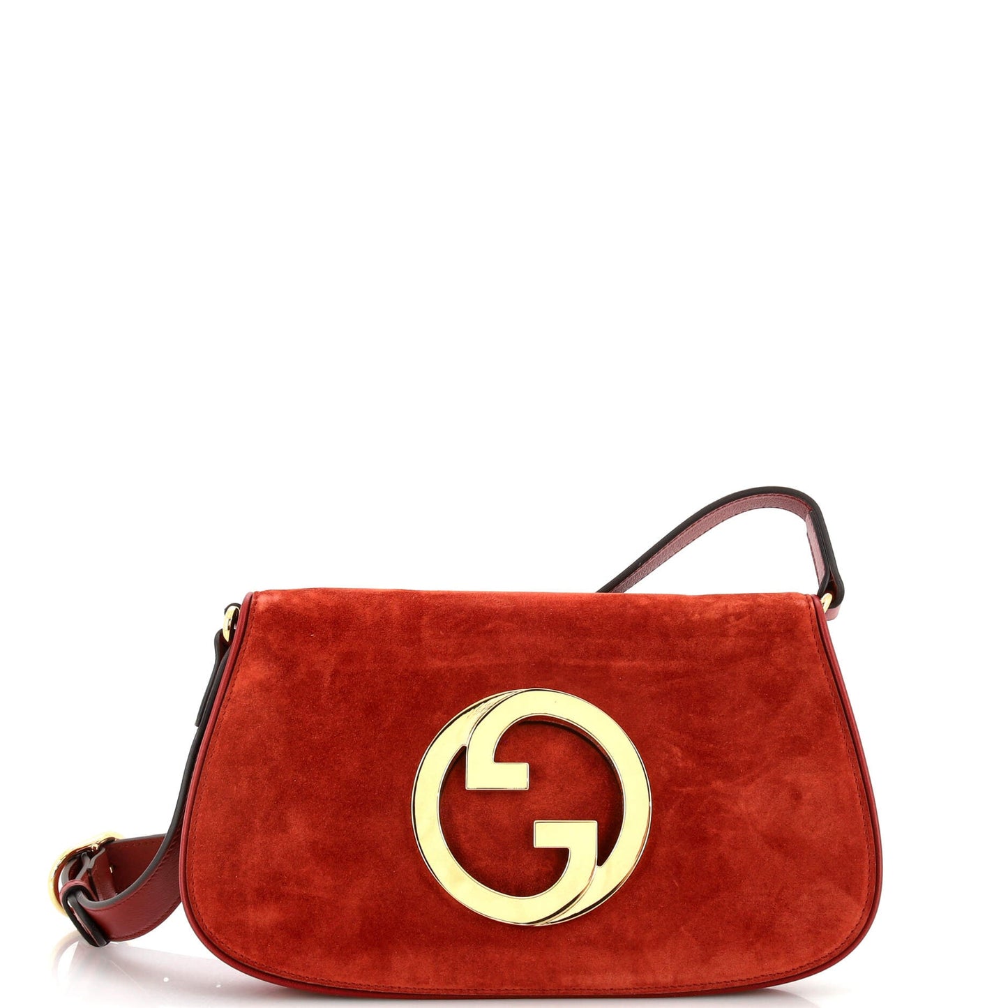 Luxury Gucci Trending 2025 Blondie NM Chain Flap Bag Suede Small